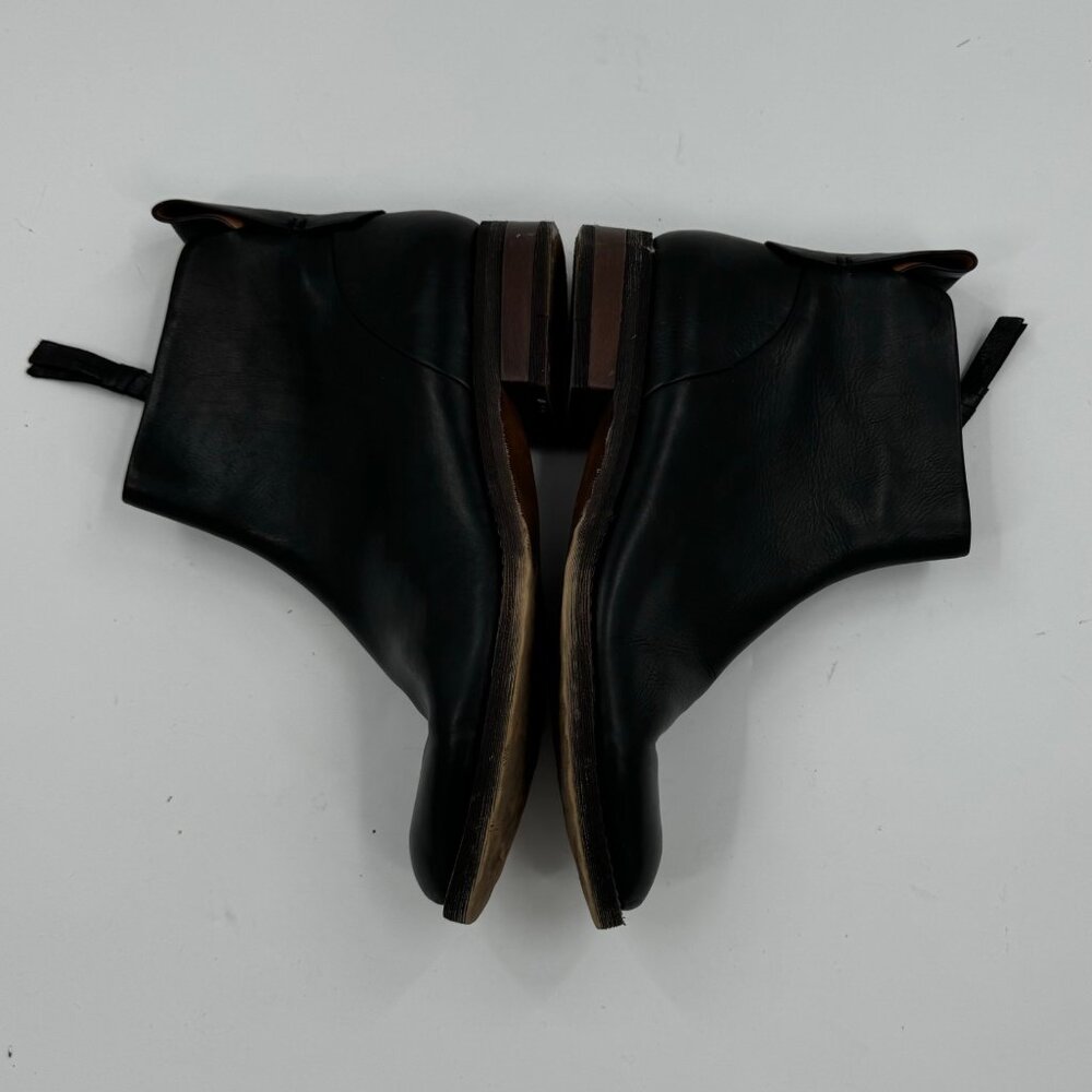 Sarto by Franco Sarto Leather Lori  Boots Size 7M Black Side Zipper Round Toe - Picture 4 of 11